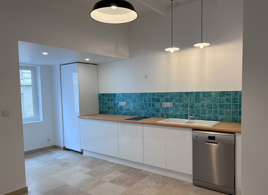 Cuisine moderne îlot central