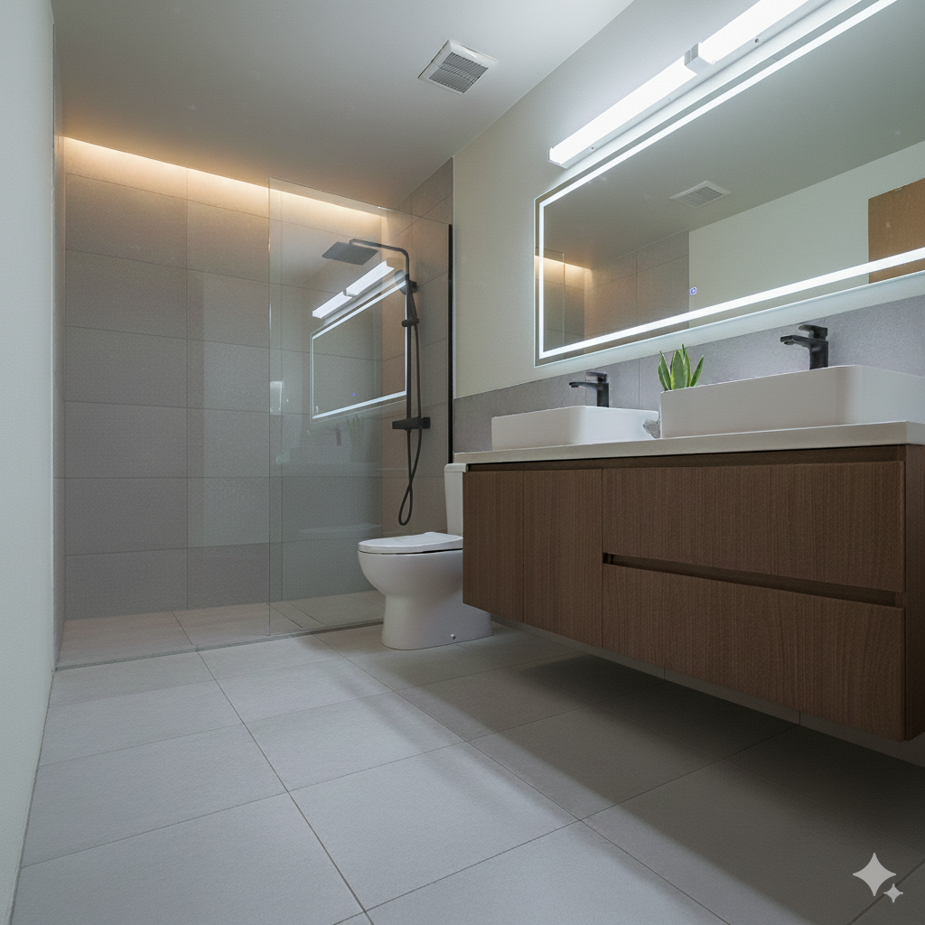 Salle de bain moderne